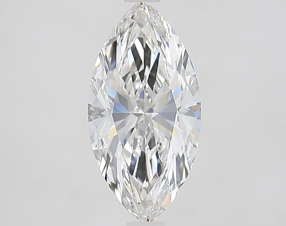 1.79 Carat Marquise Lab Diamond with  Cut Diamond in 14KT  view 1

