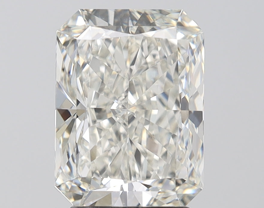 3.03 Carat Radiant Lab Diamond with  Cut Diamond in 14KT  view 1
