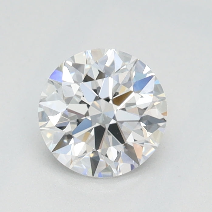 0.51 Carat Round Lab Diamond with  Cut Diamond in 14KT  view 1
