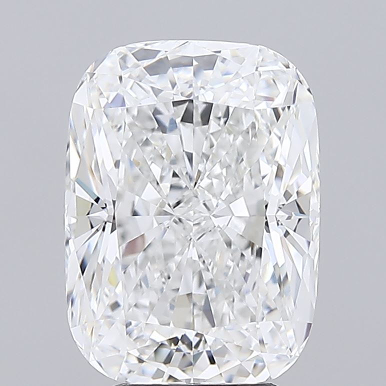 5.0 Carat Cushion Lab Diamond with  Cut Diamond in 14KT  view 1
