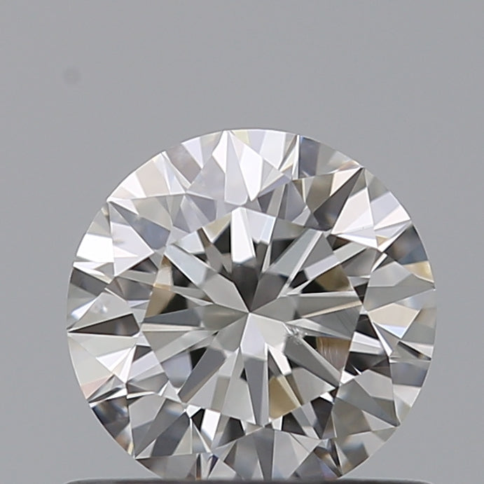 0.6 Carat Round Natural Diamond with  Cut Diamond in 14KT  view 1
