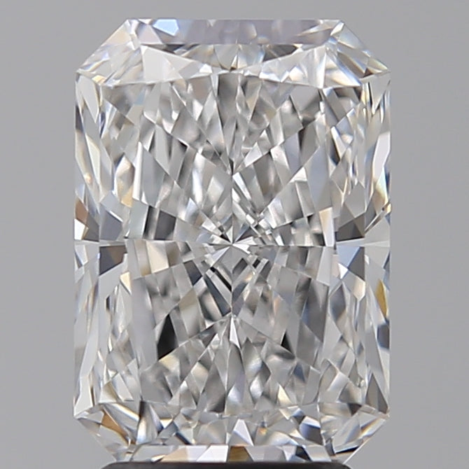 3.1 Carat Radiant Lab Diamond with  Cut Diamond in 14KT  view 1
