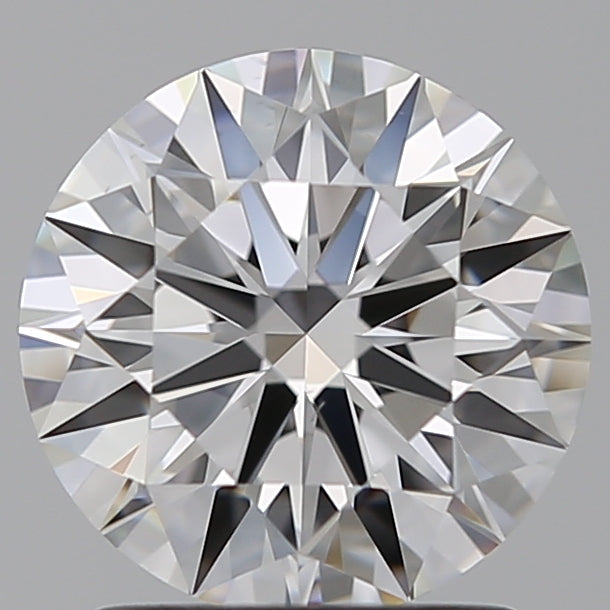 1.57 Carat Round Lab Diamond with  Cut Diamond in 14KT  view 1

