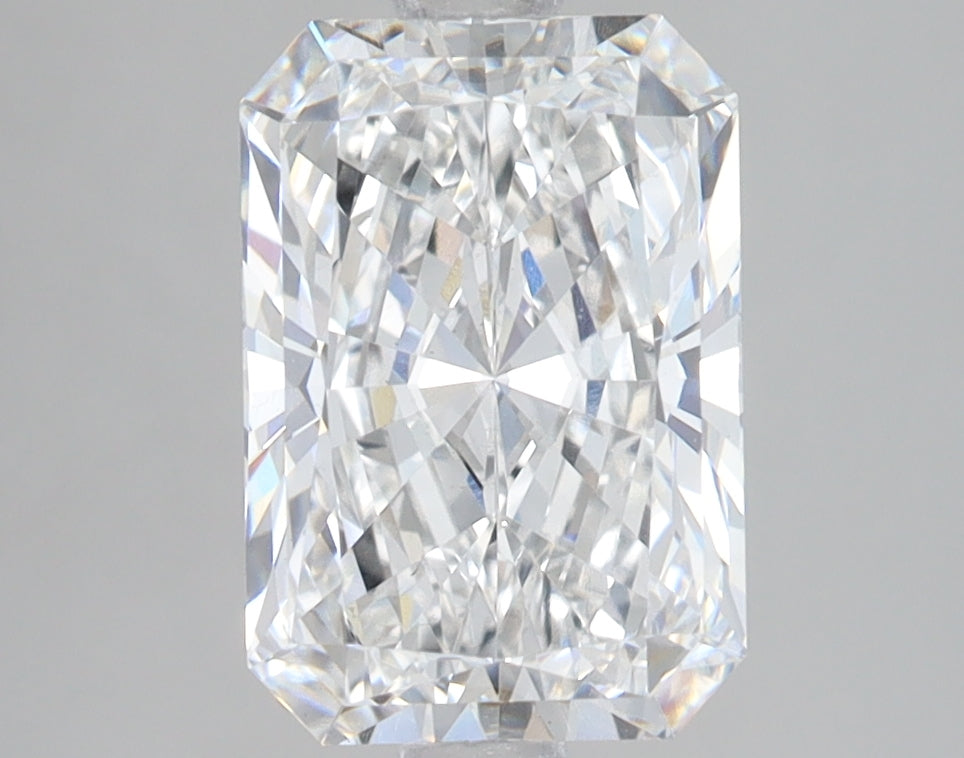 2.69 Carat Radiant Lab Diamond with  Cut Diamond in 14KT  view 1
