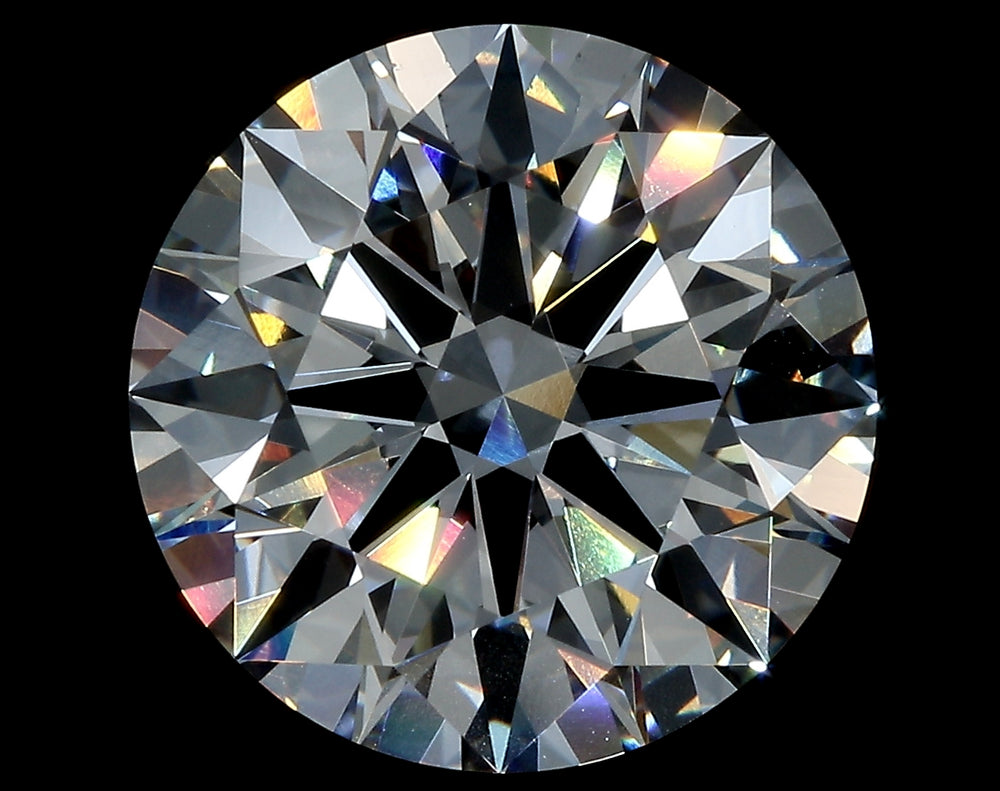 3.07 Carat Round Lab Diamond with  Cut Diamond in 14KT  view 1
