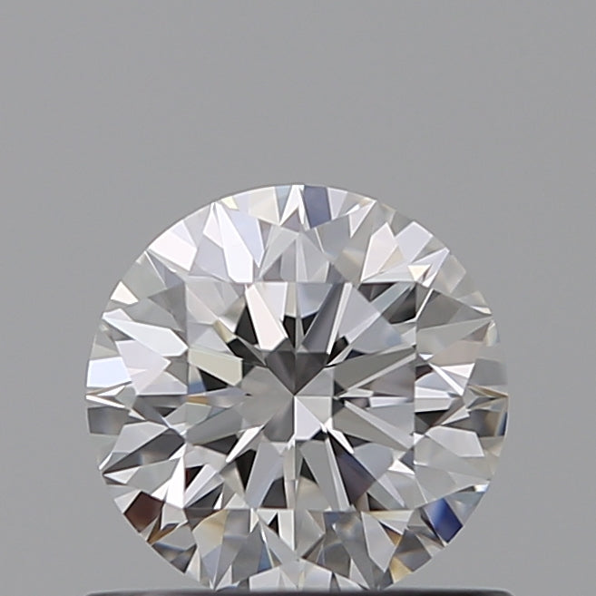 0.6 Carat Round Natural Diamond with  Cut Diamond in 14KT  view 1
