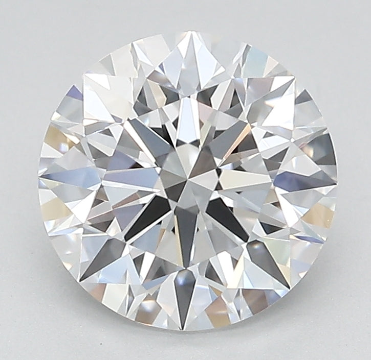 1.93 Carat Round Lab Diamond with  Cut Diamond in 14KT  view 1
