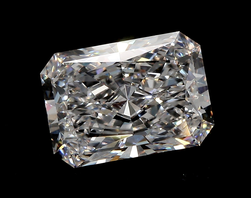 1.79 Carat Radiant Lab Diamond with  Cut Diamond in 14KT  view 1
