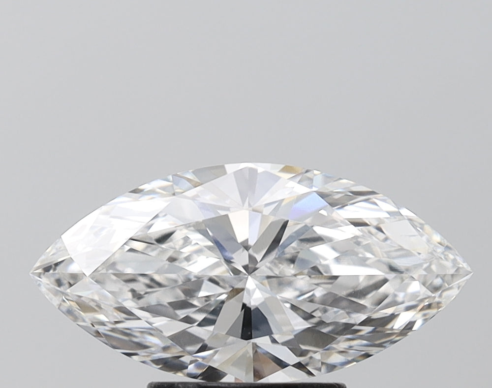 1.99 Carat Marquise Lab Diamond with  Cut Diamond in 14KT  view 1
