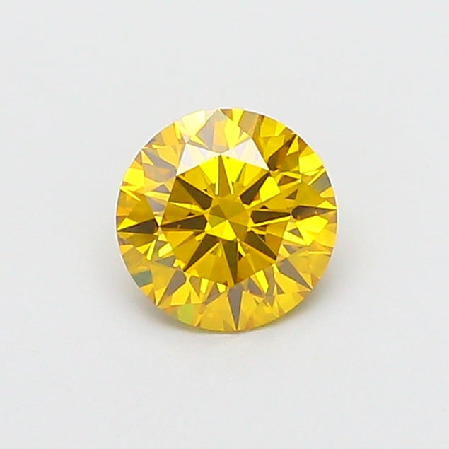 1.03 Carat Round Lab Diamond with  Cut Diamond in 14KT  view 1
