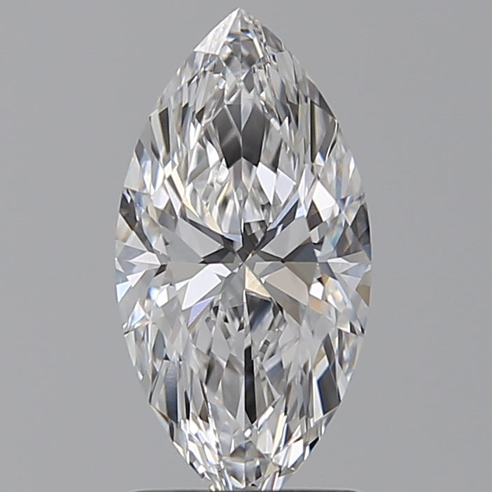 1.5 Carat Marquise Lab Diamond with  Cut Diamond in 14KT  view 1
