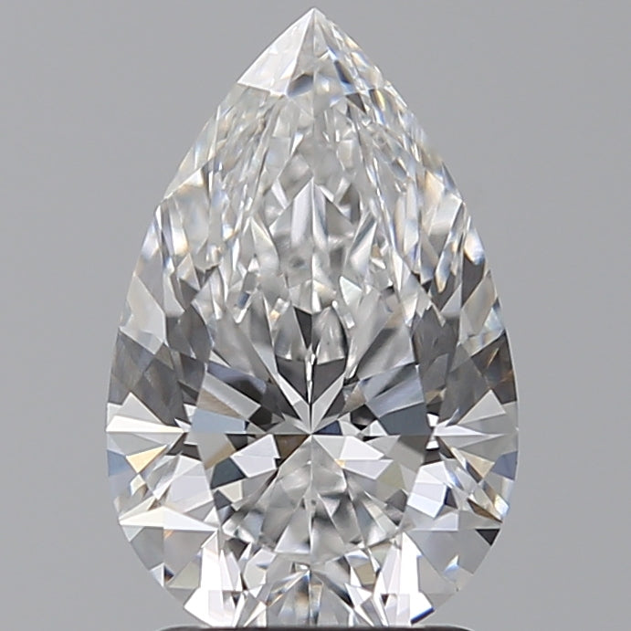 2.09 Carat Pear Lab Diamond with  Cut Diamond in 14KT  view 1
