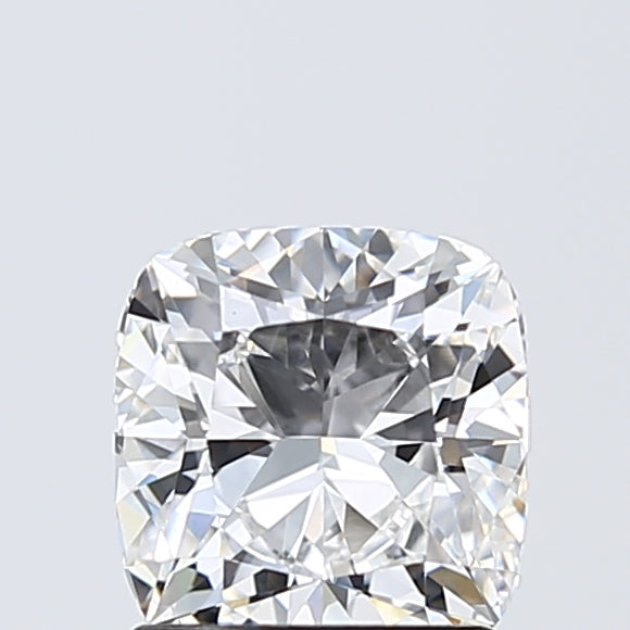1.51 Carat Cushion Lab Diamond with  Cut Diamond in 14KT  view 1
