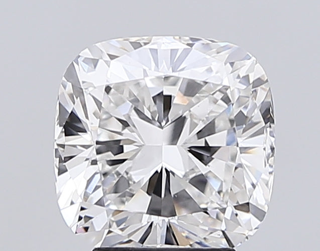 4.0 Carat Cushion Lab Diamond with  Cut Diamond in 14KT  view 1
