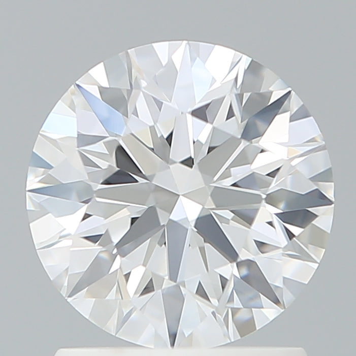 1.5 Carat Round Lab Diamond with  Cut Diamond in 14KT  view 1

