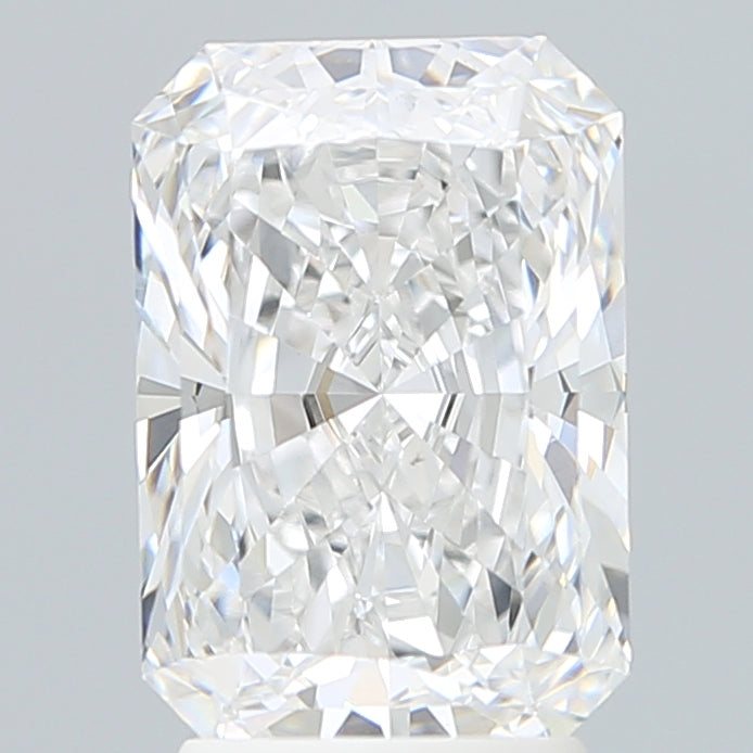 3.12 Carat Radiant Lab Diamond with  Cut Diamond in 14KT  view 1
