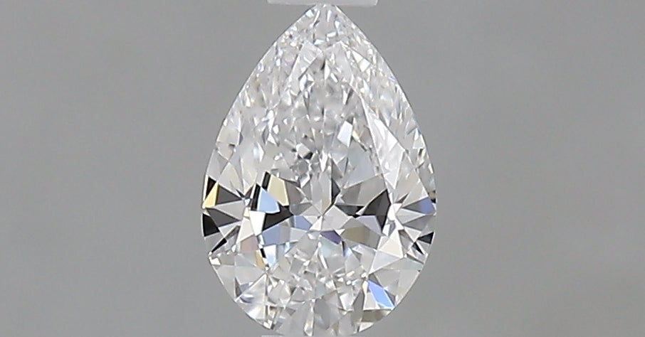 0.4 Carat Pear Natural Diamond with  Cut Diamond in 14KT  view 1
