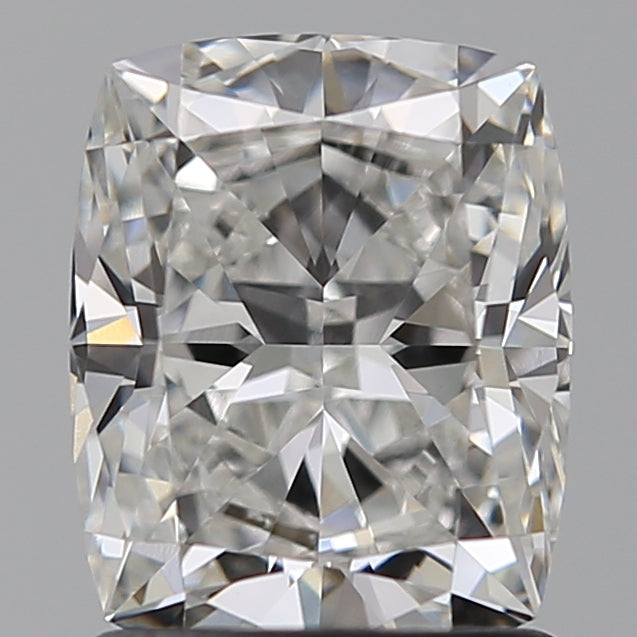 1.51 Carat Cushion Lab Diamond with  Cut Diamond in 14KT  view 1
