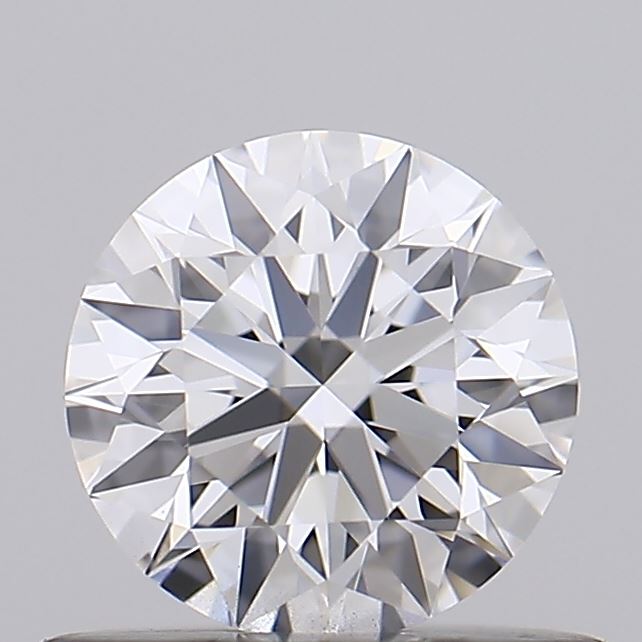0.53 Carat Round Lab Diamond with  Cut Diamond in 14KT  view 1

