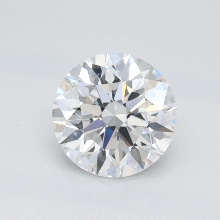 0.5 Carat Round Lab Diamond with  Cut Diamond in 14KT  view 1
