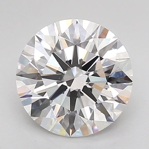 1.99 Carat Round Lab Diamond with  Cut Diamond in 14KT  view 1
