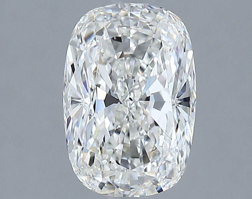 2.02 Carat Cushion Natural Diamond with  Cut Diamond in 14KT  view 1
