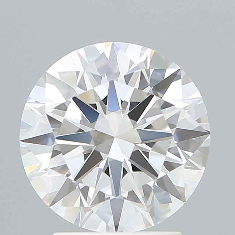 2.53 Carat Round Lab Diamond with  Cut Diamond in 14KT  view 1
