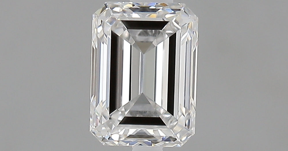 1.0 Carat Emerald Natural Diamond with  Cut Diamond in 14KT  view 1
