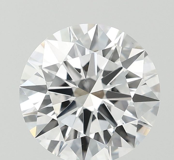 2.15 Carat Round Lab Diamond with  Cut Diamond in 14KT  view 1
