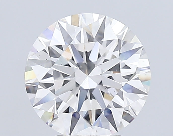 5.1 Carat Round Lab Diamond with  Cut Diamond in 14KT  view 1
