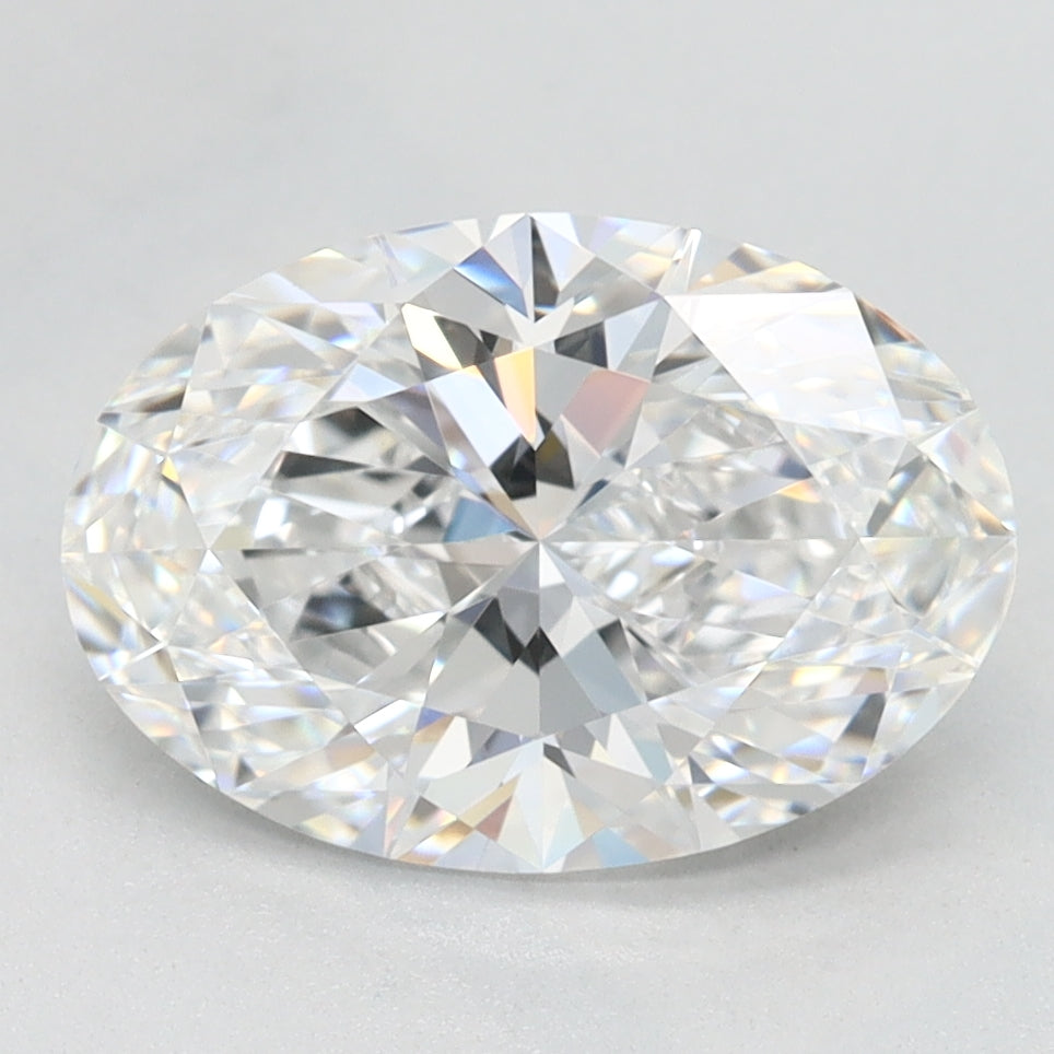 2.14 Carat Oval Lab Diamond with  Cut Diamond in 14KT  view 1
