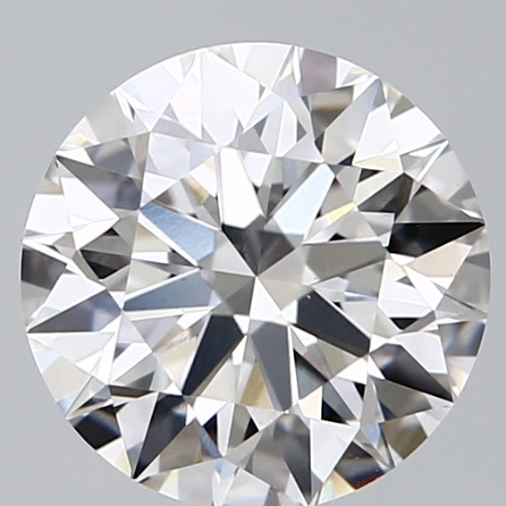 1.52 Carat Round Lab Diamond with  Cut Diamond in 14KT  view 1
