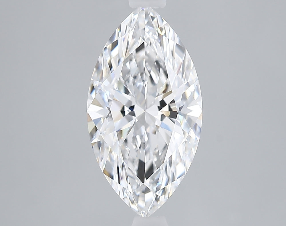 2.19 Carat Marquise Lab Diamond with  Cut Diamond in 14KT  view 1
