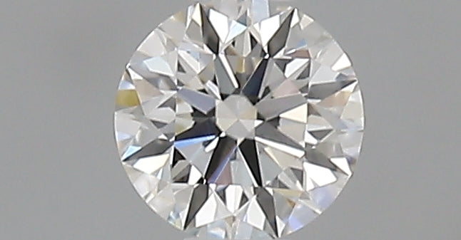 0.33 Carat Round Natural Diamond with  Cut Diamond in 14KT  view 1
