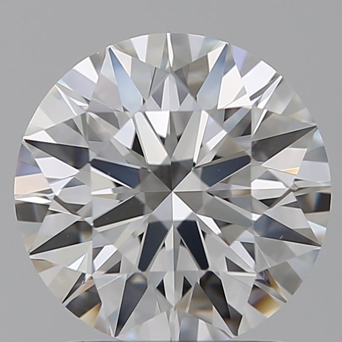 1.75 Carat Round Lab Diamond with  Cut Diamond in 14KT  view 1
