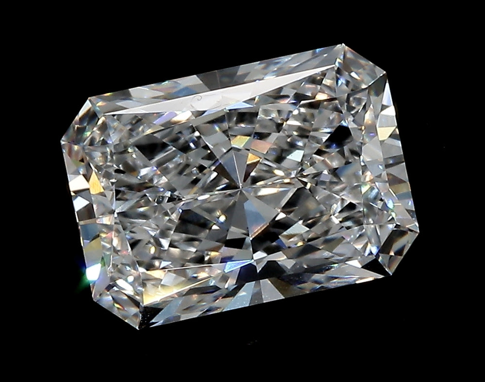 1.5 Carat Radiant Lab Diamond with  Cut Diamond in 14KT  view 1
