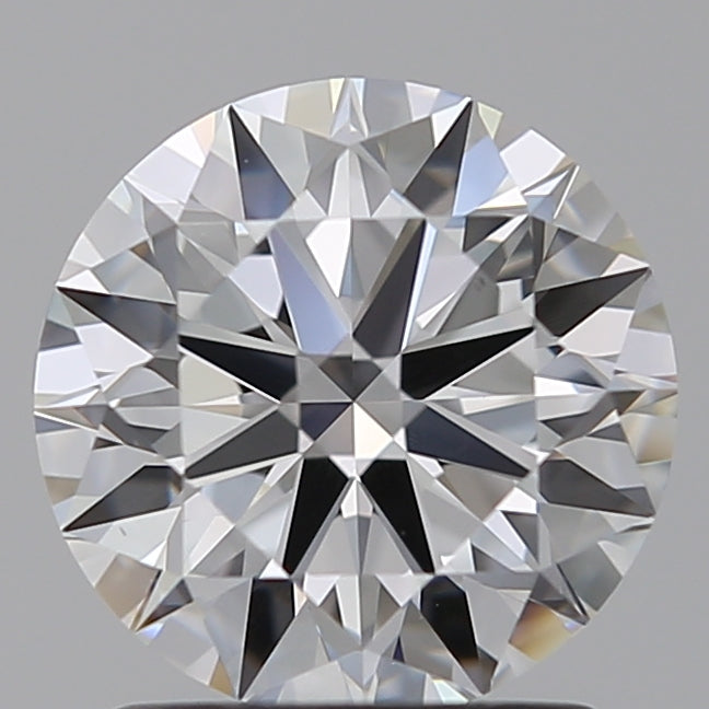 1.5 Carat Round Lab Diamond with  Cut Diamond in 14KT  view 1
