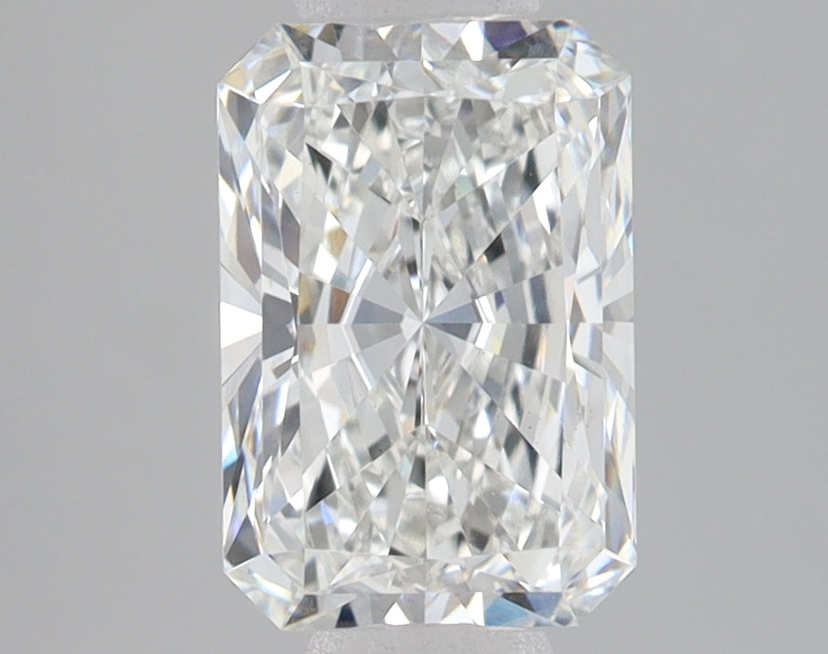 2.08 Carat Radiant Lab Diamond with  Cut Diamond in 14KT  view 1
