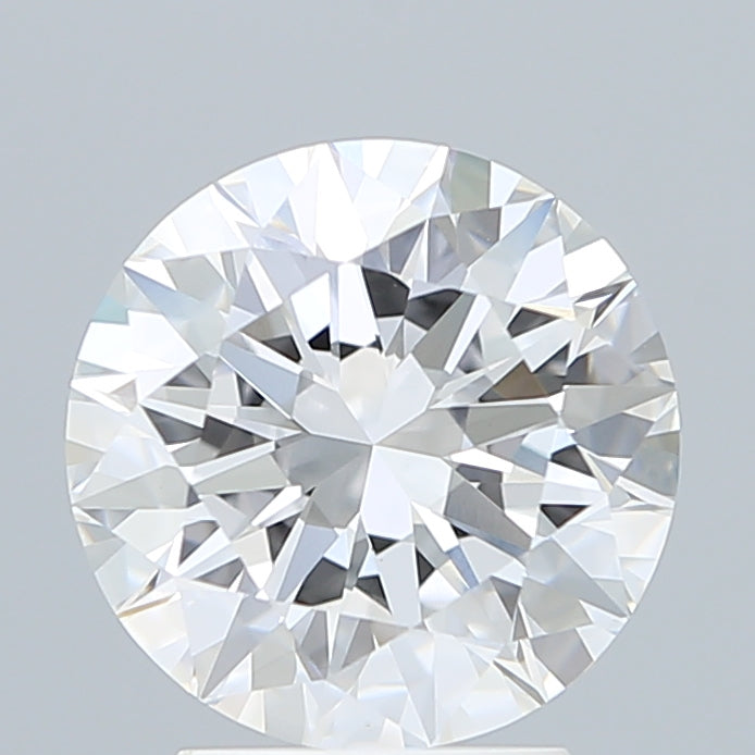 3.0 Carat Round Lab Diamond with  Cut Diamond in 14KT  view 1
