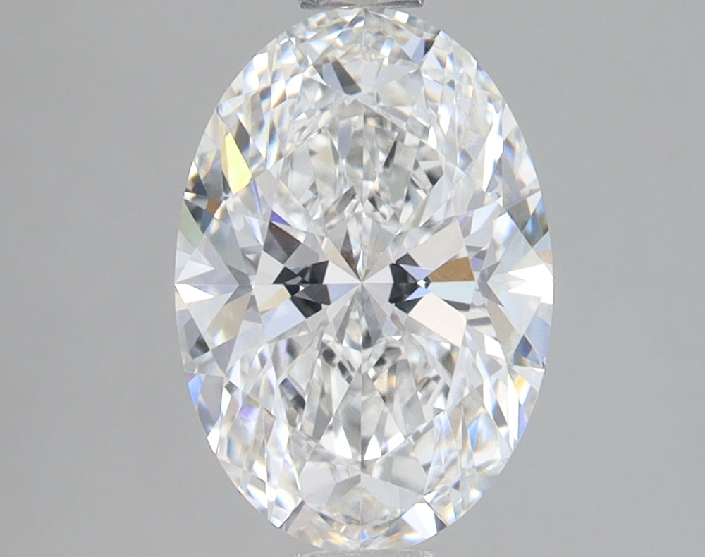 1.84 Carat Oval Lab Diamond with  Cut Diamond in 14KT  view 1
