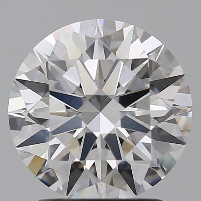 2.02 Carat Round Lab Diamond with  Cut Diamond in 14KT  view 1
