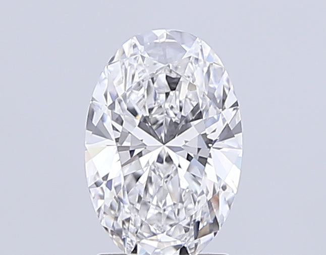 2.01 Carat Oval Lab Diamond with  Cut Diamond in 14KT  view 1
