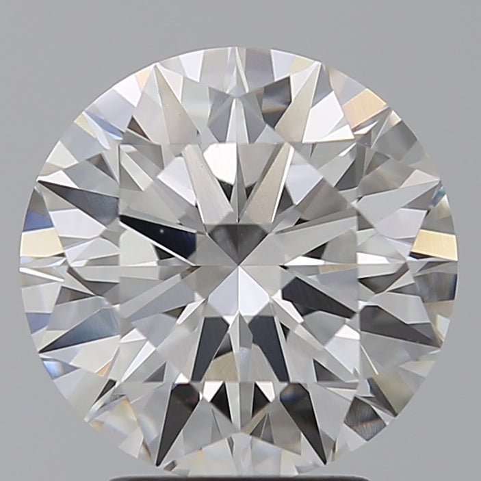 3.06 Carat Round Lab Diamond with  Cut Diamond in 14KT  view 1
