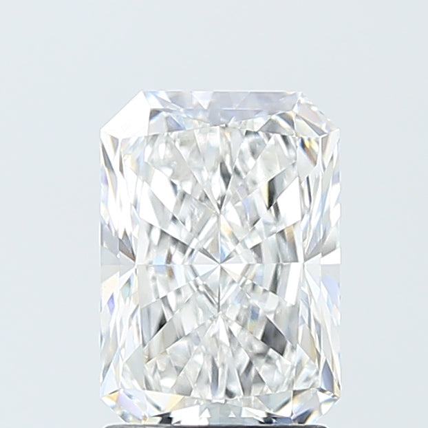 2.01 Carat Radiant Lab Diamond with  Cut Diamond in 14KT  view 1
