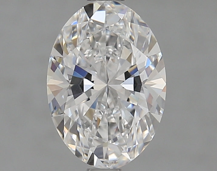 1.5 Carat Oval Lab Diamond with  Cut Diamond in 14KT  view 1

