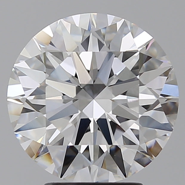 3.54 Carat Round Lab Diamond with  Cut Diamond in 14KT  view 1
