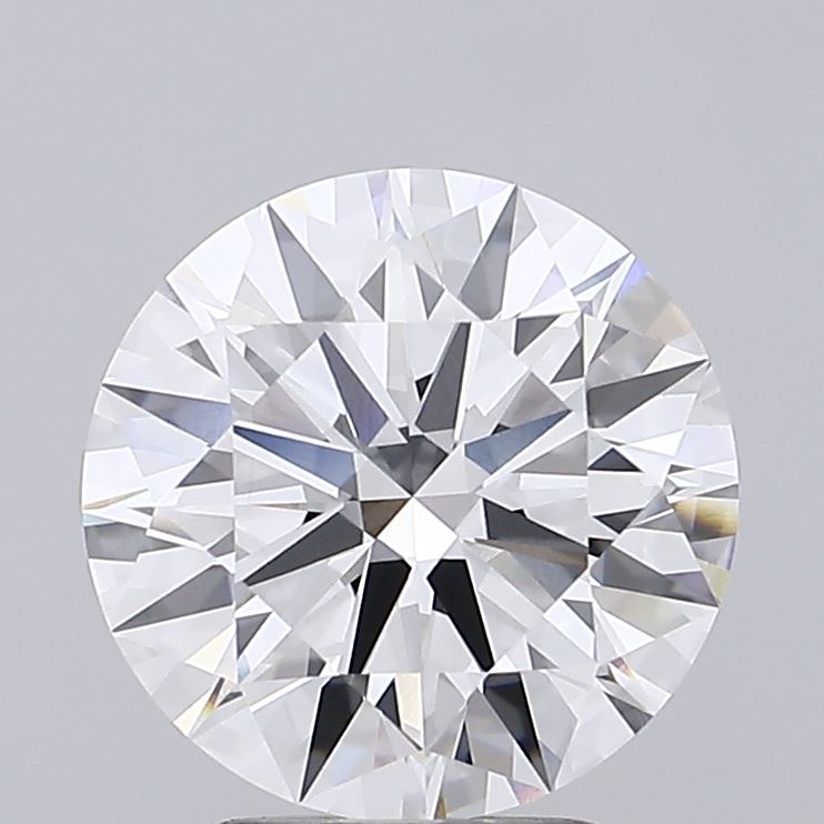2.01 Carat Round Lab Diamond with  Cut Diamond in 14KT  view 1
