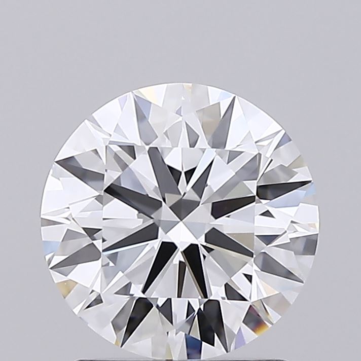 1.4 Carat Round Lab Diamond with  Cut Diamond in 14KT  view 1
