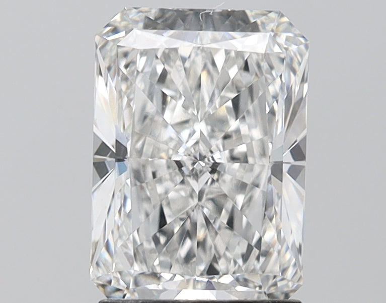 2.0 Carat Radiant Lab Diamond with  Cut Diamond in 14KT  view 1
