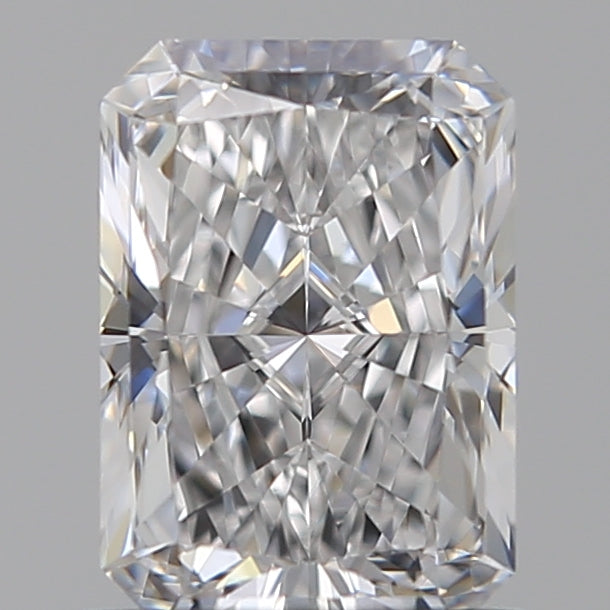 1.02 Carat Radiant Lab Diamond with  Cut Diamond in 14KT  view 1

